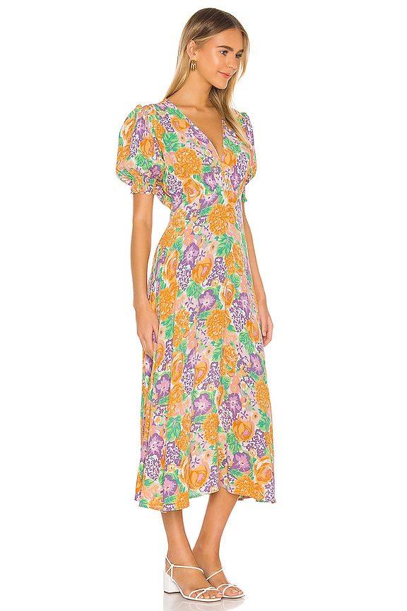 view 2 of 3 VESTIDO MIDI MARIE LOUISE in Ade Floral