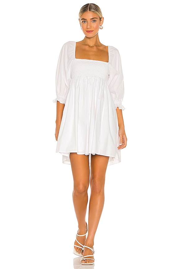 view 1 of 3 Arles Mini Dress in Plain White