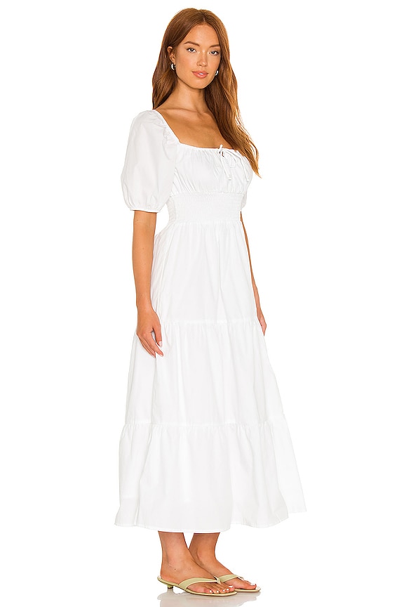 view 2 of 3 VESTIDO MIDI RENE in Plain White