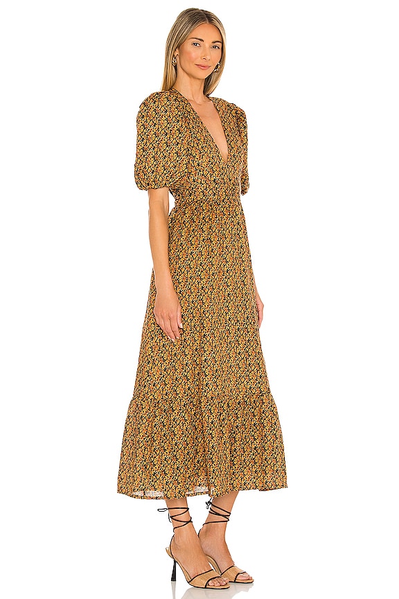 view 2 of 3 ROBE MI-LONGUE ROMILLA in Cardette Floral Print