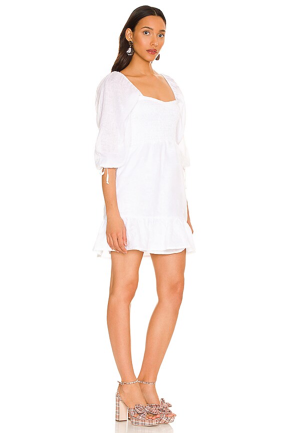 view 2 of 3 Romina Mini Dress in Plain White