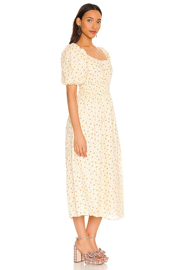 view 2 of 3 VESTIDO SHAY in Rowena Floral Apricot