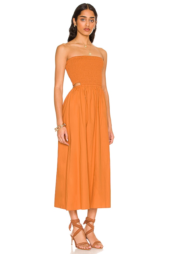 view 2 of 3 VESTIDO DEVA in Plain Orange
