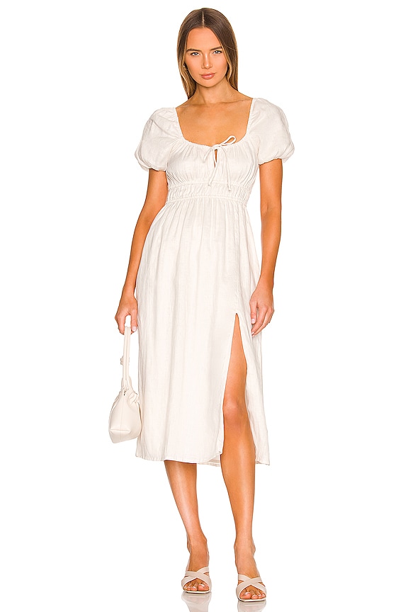 view 1 of 3 VESTIDO TERINA in Plain Egg Shell