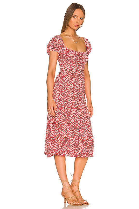 view 2 of 3 Sandrina Midi Dress in Careyes Cherry Floral