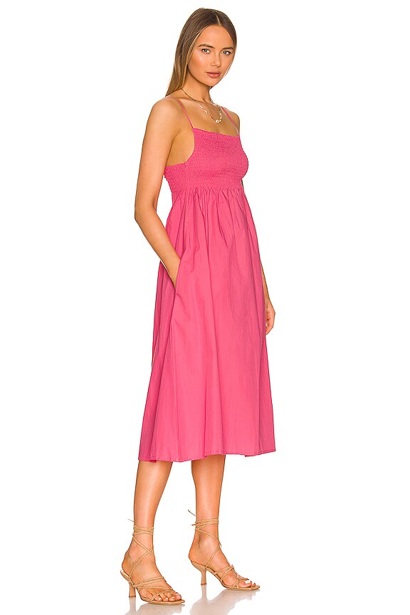 view 2 of 3 VESTIDO MIDI BRYSSA in Hot Pink