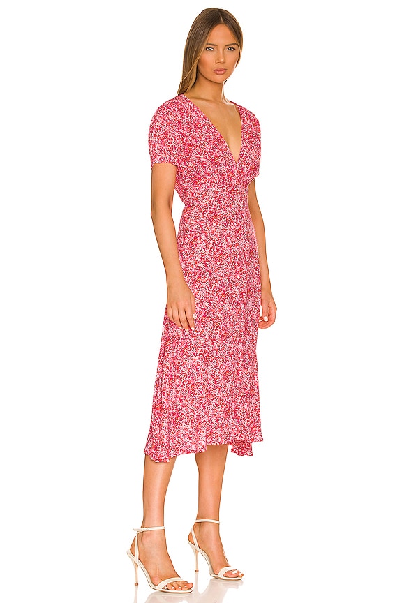 view 2 of 3 VESTIDO MIDI RAPHAELA in Almona Floral Print