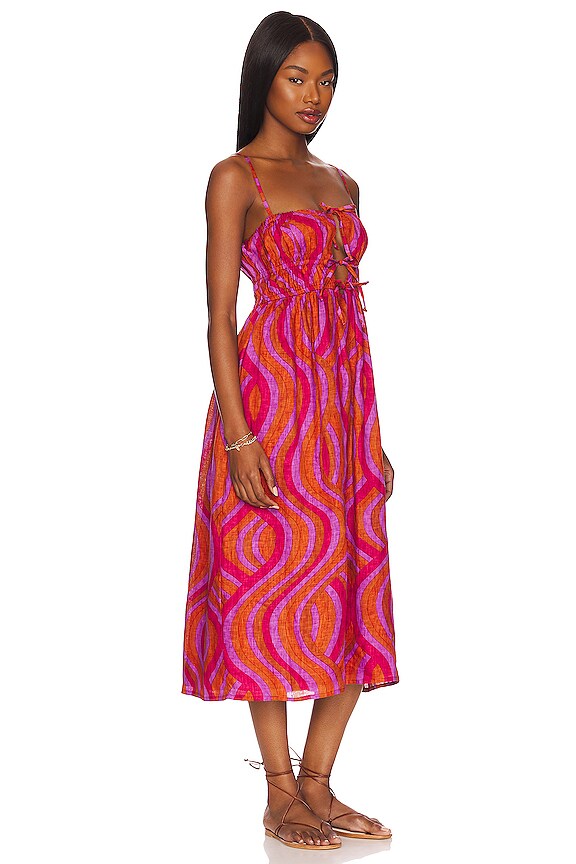 view 2 of 3 ROBE MI-LONGUE MARLY in La Condesa Print