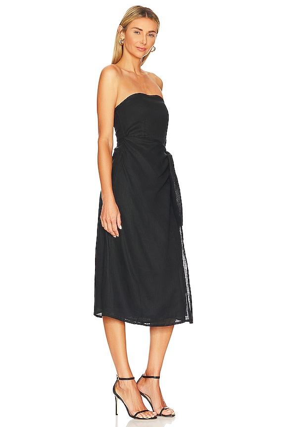 view 2 of 3 x REVOLVE El Mar Midi Dress in Black