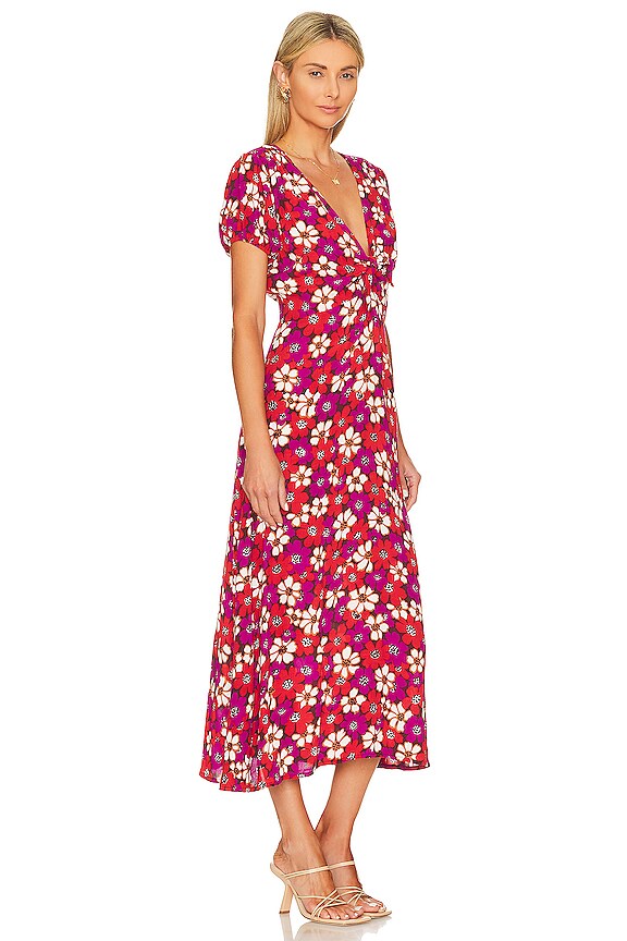 view 2 of 3 Mailee Midi Dress in Li Reni Floral Print