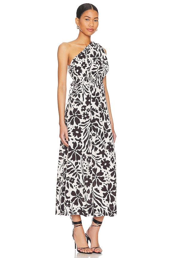 view 2 of 4 Lucila Midi Dress in Sidra Floral Print Ecru