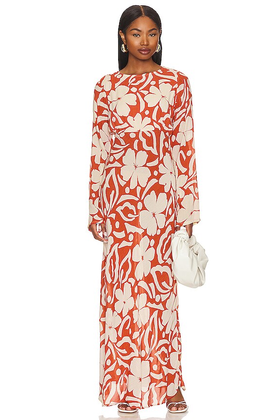 view 2 of 3 MAXIVESTIDO SHIVA in Pavito Floral