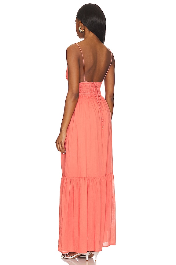 Faithful Frill Maxi Dress Plum