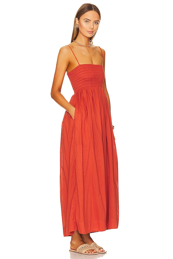 view 2 of 3 Agolde Midi Dress in Rust