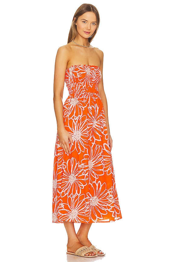 view 2 of 3 Abbas Midi Dress in La Sirena Floral Print