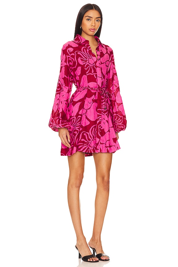 view 2 of 3 Rae Mini Dress in Mica Floral Pink