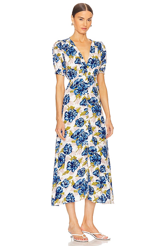 view 2 of 3 Bellavista Midi Dress in Isadora Floral Navy