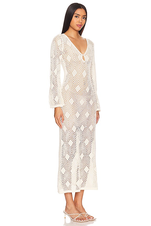 view 2 of 3 ПЛАТЬЕ МИДИ SERENA POINTELLE in Off White