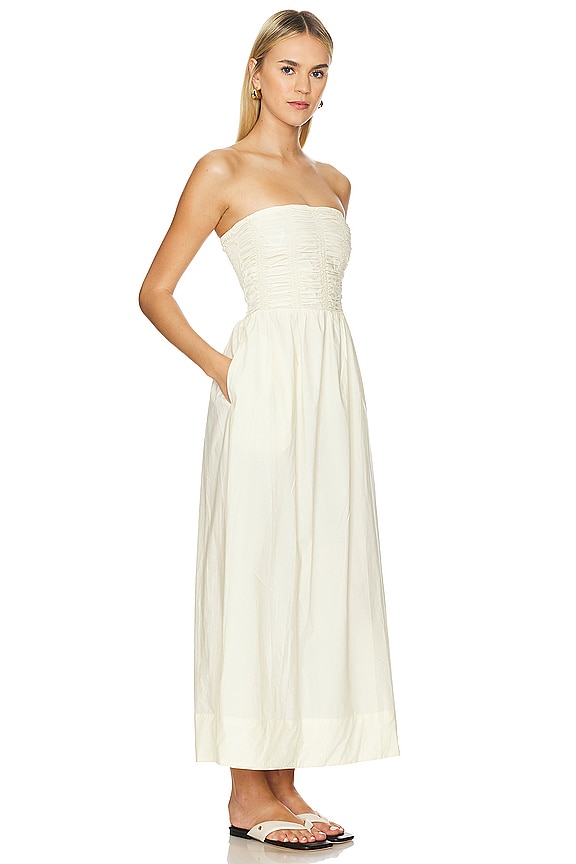 view 2 of 3 Dominquez Midi Dress in Lemon