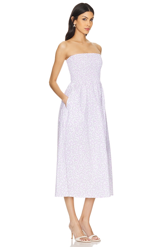 view 2 of 3 ROBE MI-LONGUE MADELLA in Lavande