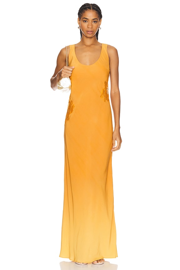 view 2 of 4 Biarritz Singlet Maxi Dress in Terracotta Ombre