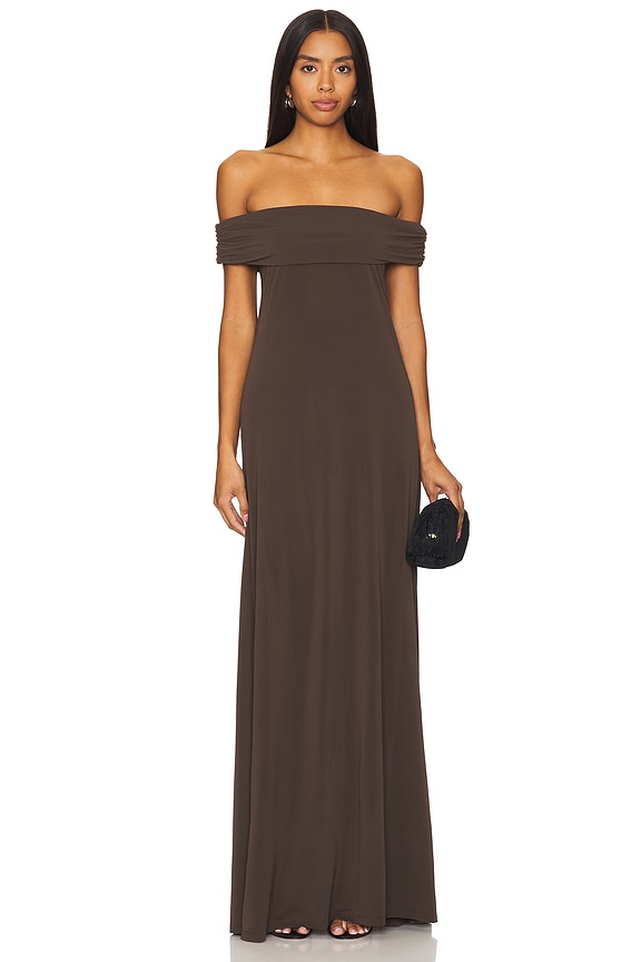 view 2 of 4 Sofie Maxi Dress in Chocolate Brown