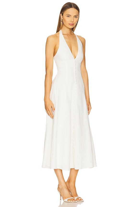 view 2 of 3 Marie Midi Dress in White
