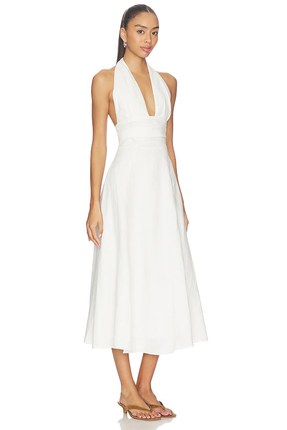 view 2 of 3 Bianca Midi Dress in White