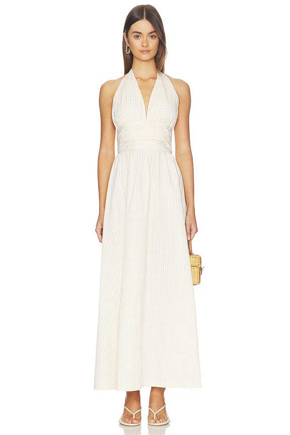 view 2 of 4 VESTIDO LIDO in Butter Textured Gingham