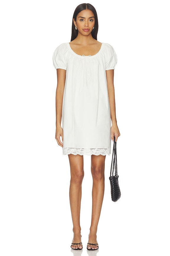 view 1 of 3 Conca Mini Dress in Mia Lace Ivory