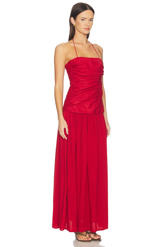 view 2 of 3 MAXIVESTIDO NOTTE in Chilli