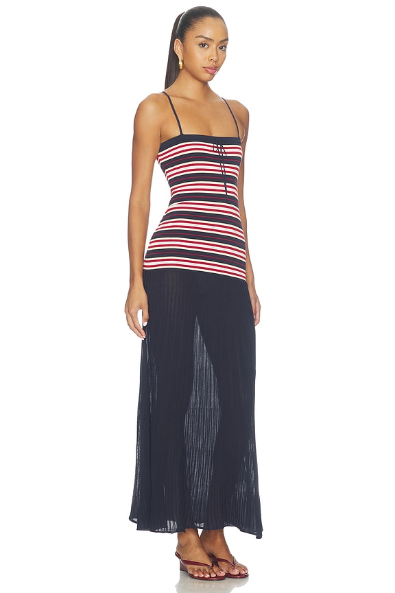 view 2 of 3 Doris Maxi Dress in Cila Stripe Navy