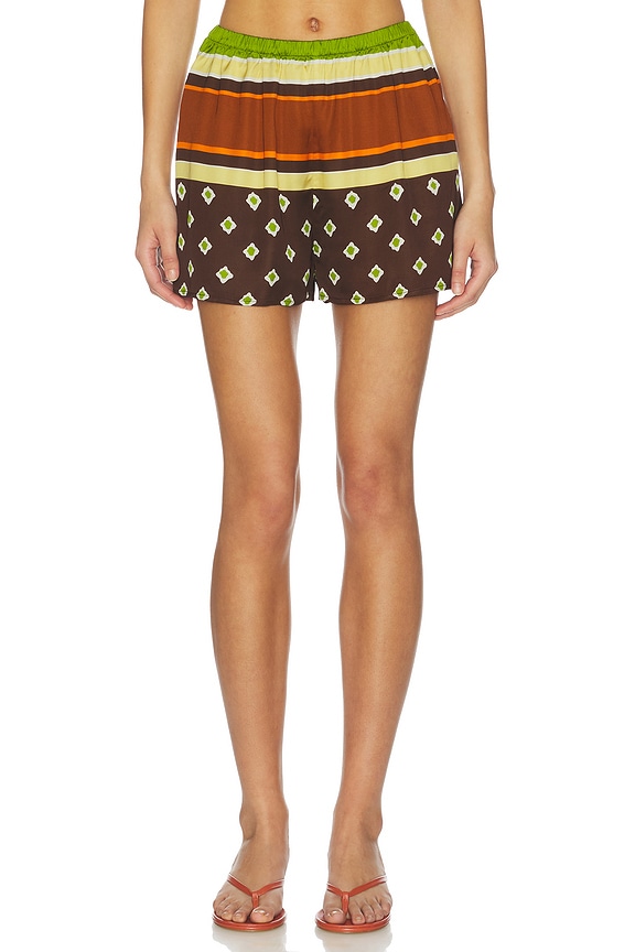 view 1 of 6 Tia Short in Valencia Stripe