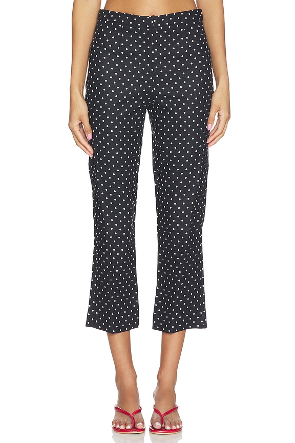 view 1 of 6 PANTALÓN DE PIRATA IRIA in Lola Polka Dot Black & Cream