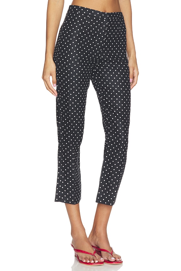 view 2 of 6 PANTALÓN DE PIRATA IRIA in Lola Polka Dot Black & Cream
