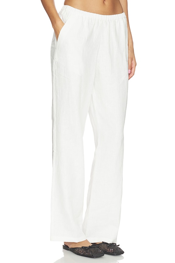 view 2 of 6 Capriolla Pant in White