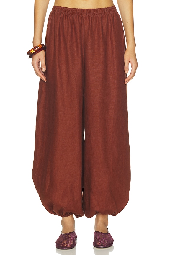 view 2 of 7 Kortez Balloon Pant in Brick