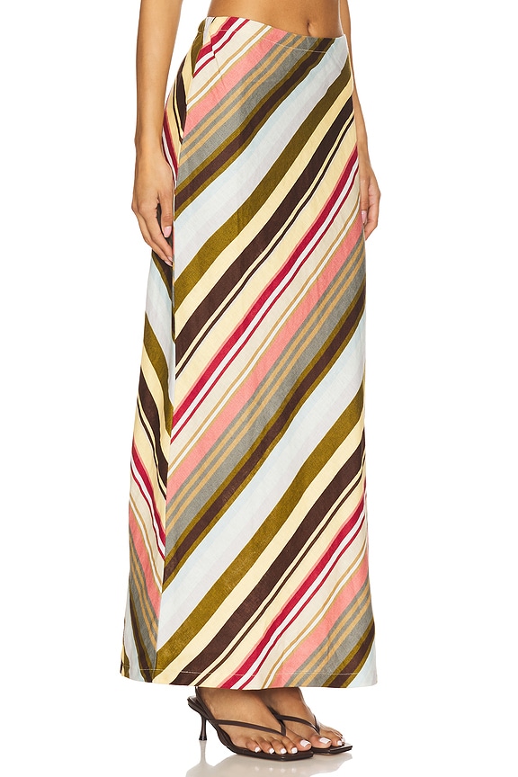 view 2 of 6 JUPE ELISE in Meleu Stripe Multi