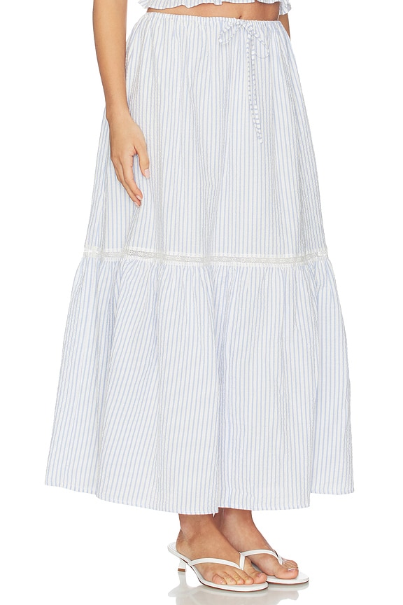 view 2 of 6 FALDA VENTA in Carmen Stripe Light Blue White