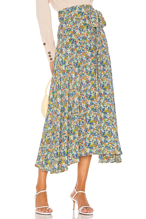 FAITHFULL THE BRAND Asiya Skirt in Vionett Floral | REVOLVE