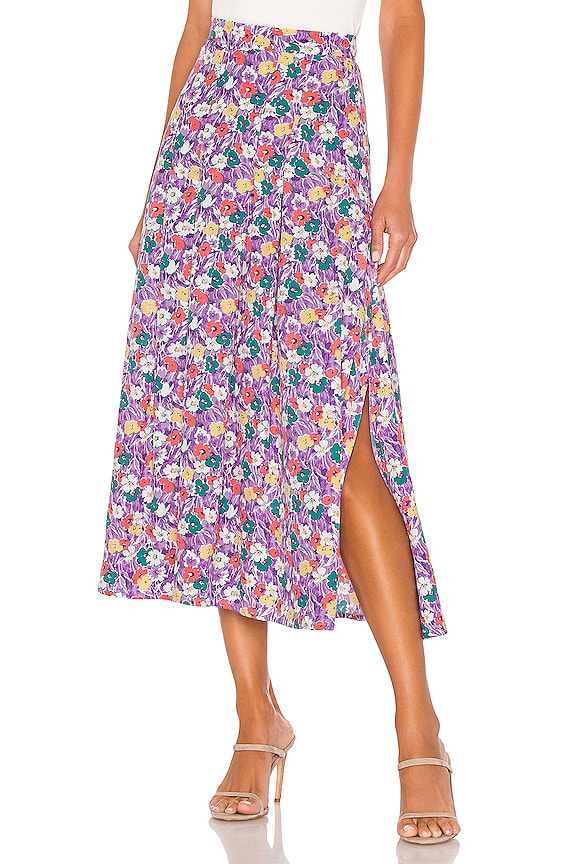 view 1 of 4 Cuesta Midi Skirt in Nefeli Floral