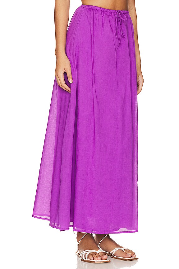 view 2 of 4 Jaddha Maxi Skirt in Violet