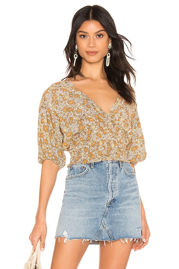 view 1 of 4 Oma Top in Peach Zoella Floral