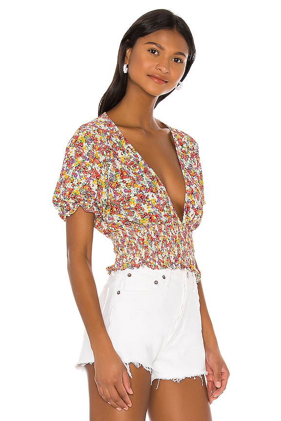 view 2 of 4 X REVOLVE First Light Top in Red Vionette Floral