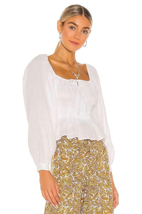 view 2 of 4 Bellano Top in Plain White