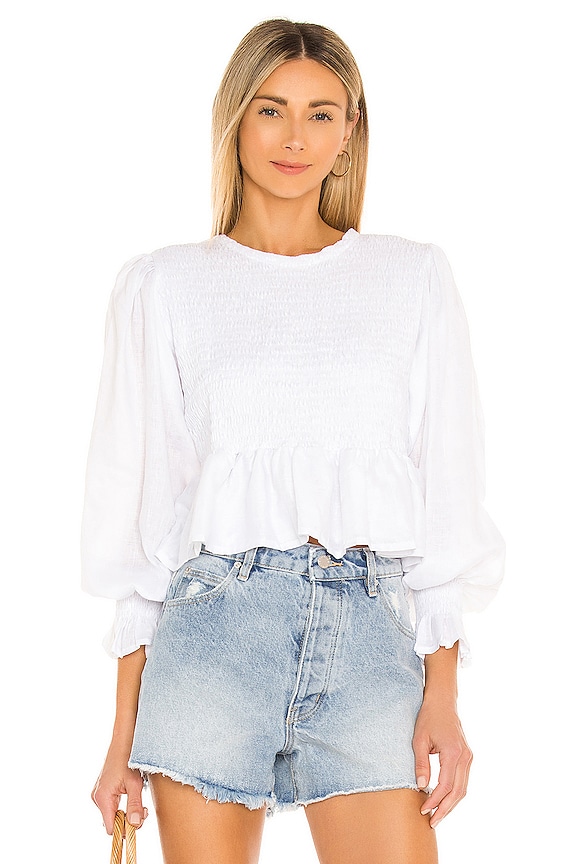 view 2 of 4 SAVITA トップ in Plain White