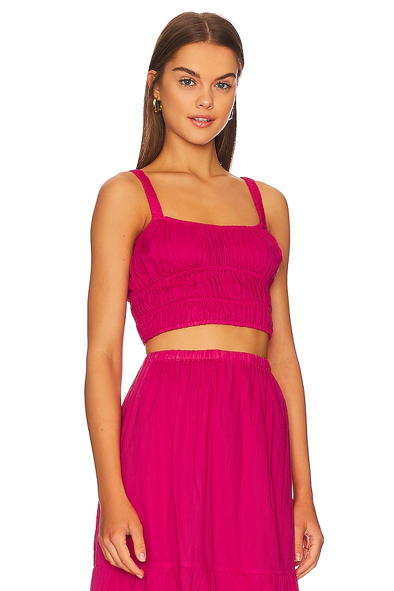 view 2 of 4 Olga Top in Fuchsia