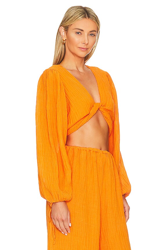 view 2 of 4 Palmera Top in Tangerine