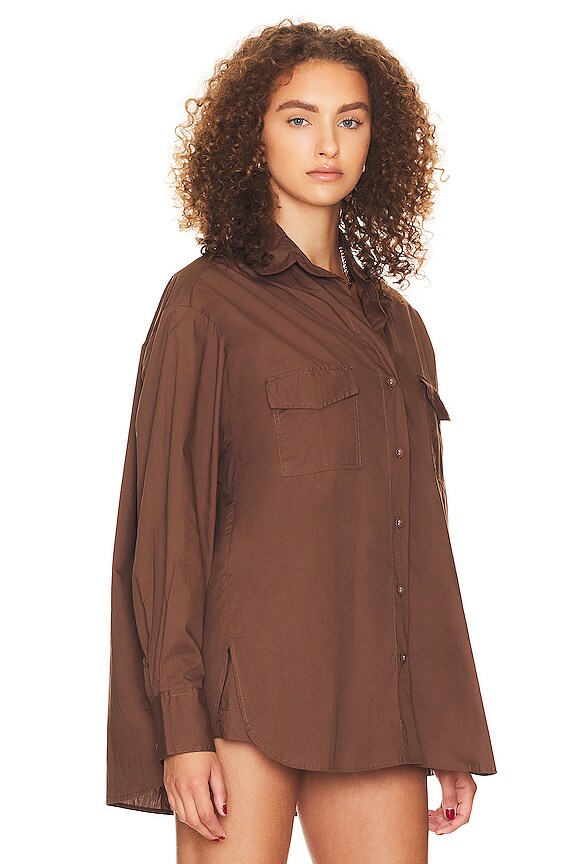 view 2 of 4 Tyde Shirt in Cappuccino