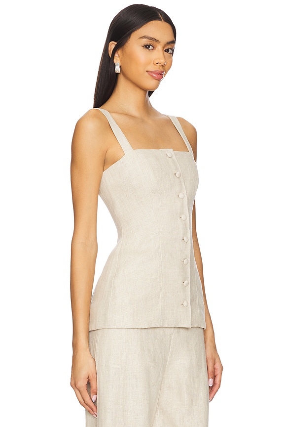 view 2 of 4 Corbiere Vest in Oatmeal